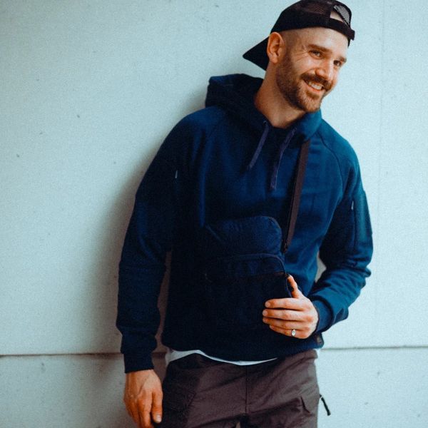 Кофта Helikon-Tex Urban Tactical Hoodie Lite Kangaroo, Black 270 фото