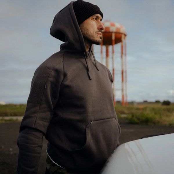Кофта Helikon-Tex Urban Tactical Hoodie Lite Kangaroo, Black 270 фото