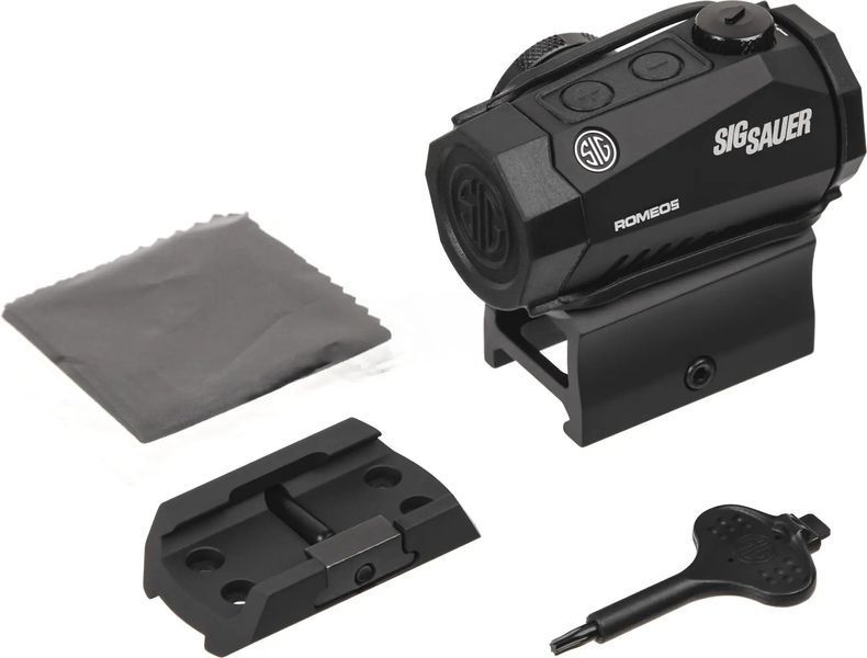 Приціл коліматорний SIG Sauer Romeo5 1x20mm, 2 MOA Red Dot, 0.5 MOA Adj, M1913 56 фото