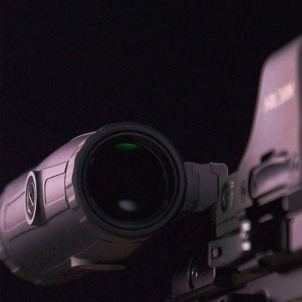 Збільшувач Holosun HM3X 3x швидкознімний відкидний на планку Weaver/Picatinny 51 фото