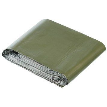 Термоковдра MFH NRC, 132&times;213 см, Silver/OD Green 334 фото