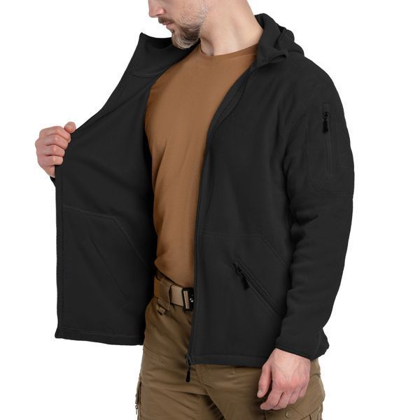 Флісова кофта MFH Tactical, Black 266 фото