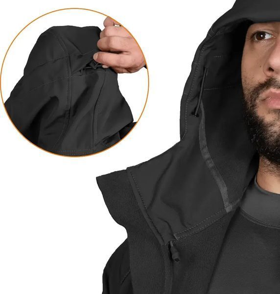 Куртка Camotec Stalker SoftShell, Black 279 фото