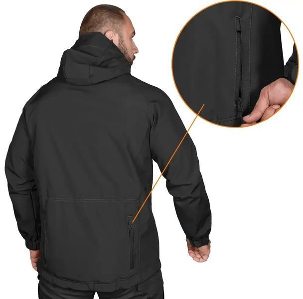 Куртка Camotec Stalker SoftShell, Black 279 фото