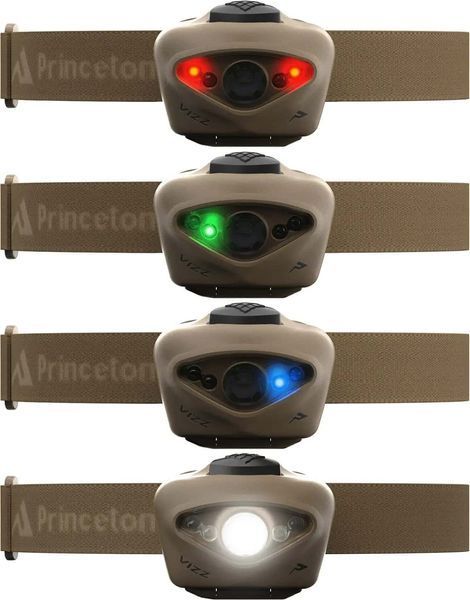 Ліхтар налобний Princeton Tec Vizz RGB 550 lm, Tan 42 фото