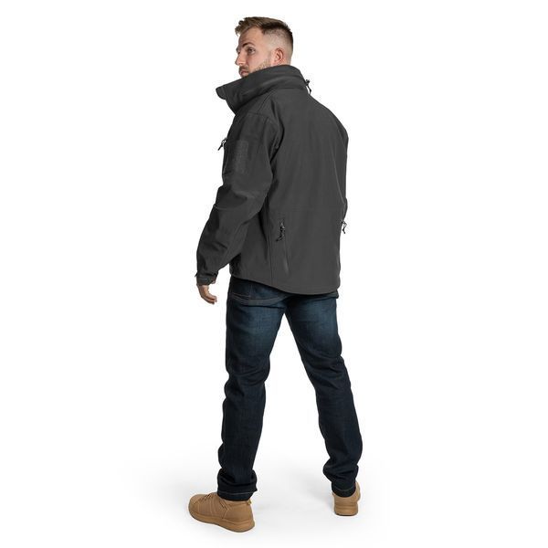 Куртка Helikon-Tex Gunfighter Softshell Shark Skin Windblocker, Black 281 фото