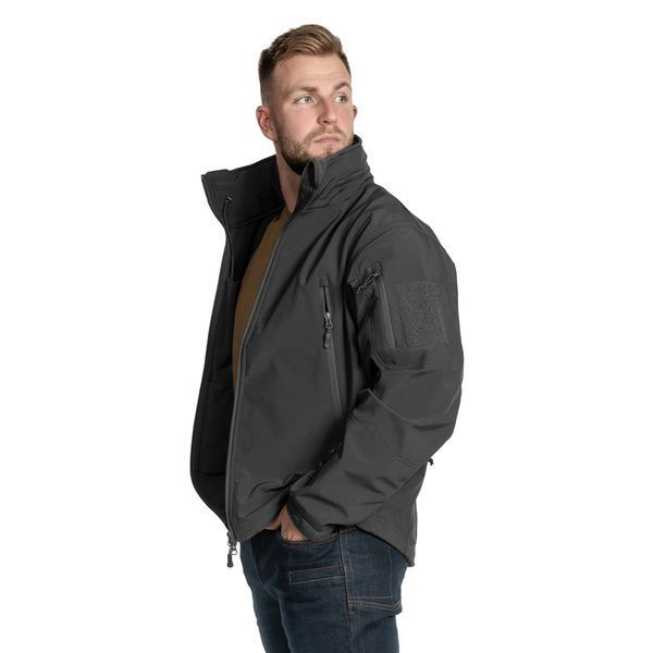 Куртка Helikon-Tex Gunfighter Softshell Shark Skin Windblocker, Black 281 фото