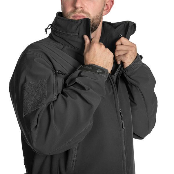 Куртка Helikon-Tex Gunfighter Softshell Shark Skin Windblocker, Black 281 фото